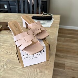 Journee Collection Light Pink Mules